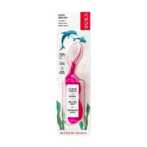 Radius Right Hand Kids Toothbrush, Age 6 years and up - Assorted Colours - Picture 1 of 2