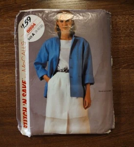 McCall's Sewing Pattern Stitch 'n Save 8894 Woman's Jacket Skirt -Size 8, 10, 12 - Picture 1 of 2