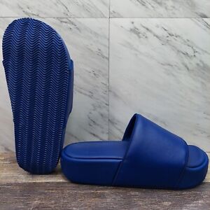 Adidas Y-3 Yohji Yamamoto Slides Sandals Ink Blue ID4445 Men's Size 9 Brand New