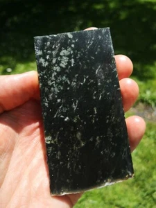 Pounamu Greenstone Nefrite Giada Pounamu lastra intaglio lapidario naturale - Foto 1 di 8