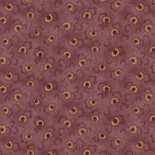 Canasta de chatarra Favoritos Flores de encaje violeta de Kim Diehl para Henry Glass 1/2 yarda Foto 1 de 1