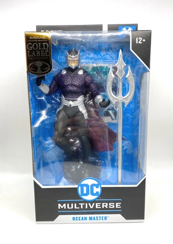 McFarlane Toys DC Multiverse Gold Label Ocean Master 7” Action Figure New 52 Cover