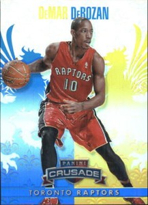 2013-14 Panini Crusade Basketball Blue #164 DeMar DeRozan 
