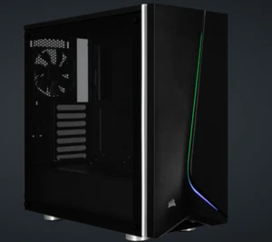 CORSAIR Carbide SPEC-06 Black RGB ATX Mid Tower Pc Case - Picture 1 of 7