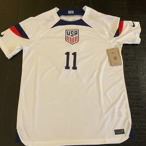 NIKE USMNT 22 BRENDEN AaRONSON #11 HEIMTRIKOT HERREN NEU MIT ETIKETT GRÖSSE XL - Bild 1 von 13