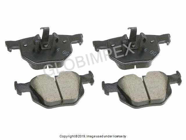 BMW 330i 330xi 335d 335i 335i xDrive (2006-2010) Brake Pad Set Rear AKEBONO EURO Foto 1 de 1