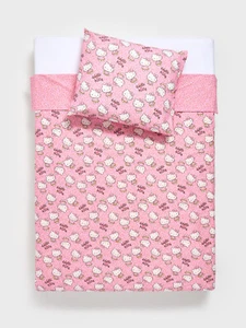 Set copripiumino Hello Kitty 160x200 cm/70x80 cm. Cotone. - Foto 1 di 3