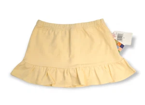Stride Rite Skirt Girls 2T 4 Yellow Skort Ruffle Elastic Waist Pastel Spring New - Picture 1 of 18