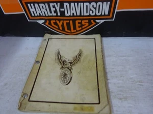 Harley Davidson ELECTRA GLIDE & SUPER GLIDE 75-76 USED Service Manual - Picture 1 of 21