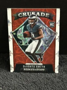 DeVonta Smith 2021 Panini Rookie & Stars Crusade Red Scope Prizm RC - Picture 1 of 2