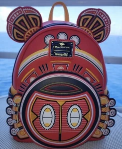 2024 Loungefly Disney Cruise Line DCL Lookout Cay Lighthouse Point Red Backpack - Picture 1 of 1