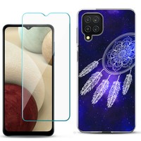 Slim Case for Samsung Galaxy A12, w/ Tempered Glass - Dream Catcher