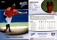 Alberto Castillo 2008 Choice Norfolk Tides #8 Card *AutographDen*