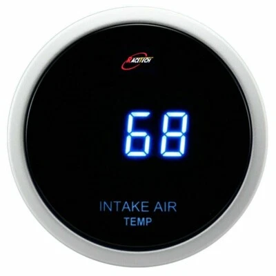 52mm 2-1/16" Digital Air Intake Intercooler Temperature Gauge °F Blue LED - Image 1 of 4