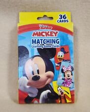 Disney junior mickey matching learning game cards