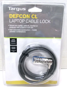 Bloqueo de cable para computadora portátil Targus Defcon CL - Nuevo - Imagen 1 de 2