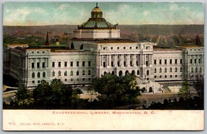 Washington DC c1905 Postcard Congressional Library - Picture 1 of 2