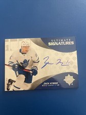 2020-21 UPPER DECK ULTIMATE COLLECTION SIGNATURES ZACH HYMAN #US-ZH AUTO