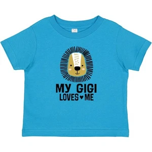 Inktastic My Gigi Loves Me Grandchild Lion Baby T-Shirt From Childs Boy Cute Hws - Picture 1 of 5