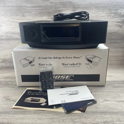 BOSE AWRC-1G Wave Radio and CD Player  in Black New Open Box - Image 1 of 4