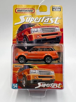 Matchbox Superfast #54 Range Rover Sport Orange Card Not Perfect - Image 1 of 4