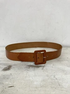 Cinturón Cintura Cuero Vintage Tostado UK8 Cincher A Medida Mod Cuero Hebilla - Imagen 1 de 6