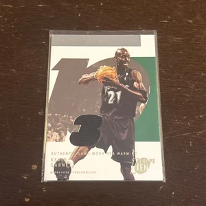 KEVIN GARNETT TIMBERWOLVES JERSEY PIECE CERTIFIED AUTHENTIC COLLECTIBLE CARD - Picture 1 of 2