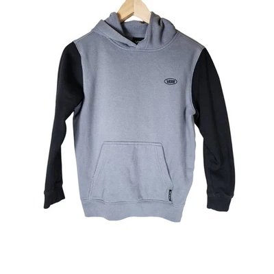 VANS Mujer Dos Tonos Gris Negro Patinador Sudadera con Capucha Bolsillos TALLA XS-S (se adapta a Niño XL) Foto 1 de 4