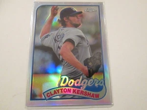 2014 Topps Chrome Baseball Refractor Clayton Kershaw Los Angeles Dodgers - Picture 1 of 1