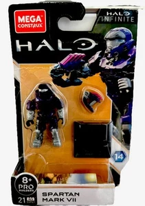 Mega Construx Halo Infinite Heroes Series 14 SPARTAN MARK VII Action Figure New - Picture 1 of 6