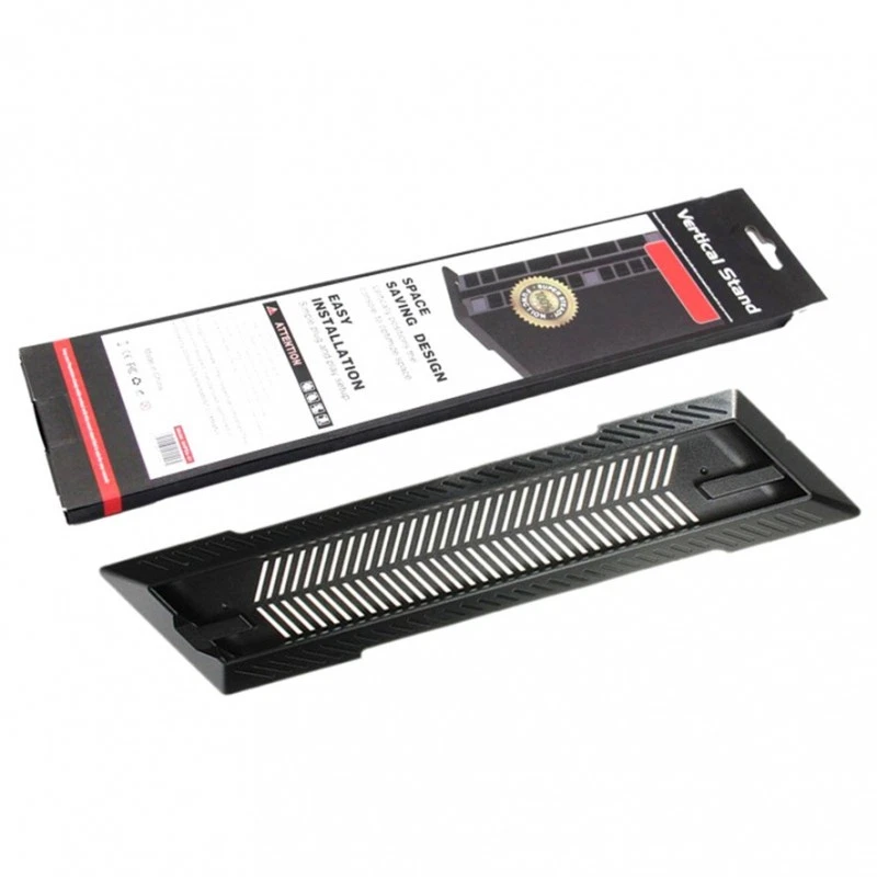 SUPPORTO VERTICALE PER SONY PLAY STATION 4 PS4 SLIM NERO STAND 2000 SERIE - Immagine 1 di 1