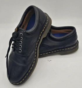 Dr. Martens Cap Toe schwarzes Glattleder Oxford-Damengröße 8M - Bild 1 von 7