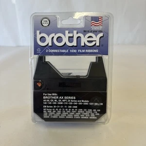 Brother AX Series 1230 Black 2 Correctable 1030 Film Ribbon New Sealed - Picture 1 of 2