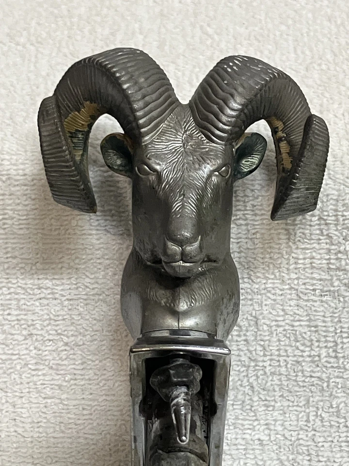 OEM 1981-1993 DODGE RAM HOOD ORNAMENT PICKUP TRUCK RAM CHARGER GENUINE MOPAR - Image 1 of 4