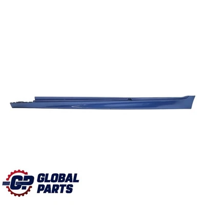 BMW F10 Side Skirt M5 M Sport Door Sill Cover Left N/S Monte Carlo Blue - B05 - Image 1 of 4
