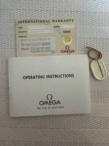 Rare Genuine OMEGA Watch Guarantee Manual Warranty 5340 #770 - Picture 1 of 1