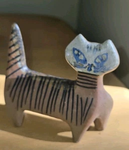 Vintage Gustavsberg Keramik Figur Lisa Larson Katze Lilla Zoo 50er Jahre SCHWEDEN - Bild 1 von 15