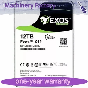 Seagate ST12000NM0007 Hard Drive 12TB 3.5" SATA 7200 rpm Internal Desktop Drive - Afbeelding 1 van 4