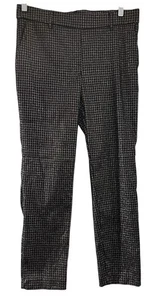 Jules And Leopold Pants Womens Pull On Skinny Brown Sparkle Houndstooth Medium - Picture 1 of 12