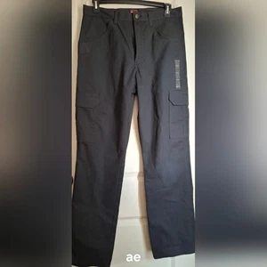 Neu mit Etikett Wrangler schwarze Cargohose für Herren Größe 34 x 34 Arbeit Schule Freizeit - Bild 1 von 11