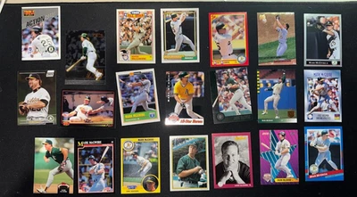 McGwire & Canseco (Bash Bros)  Baseball Card Lot – 40 Cards + Oversized  62 HR - Image 1 of 4