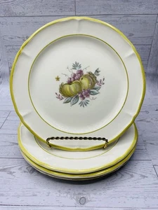 Set of 4 Vintage ARABIA of Finland 7.5” Sylvi Dessert Salad Plate - Fruit Motif - Picture 1 of 18