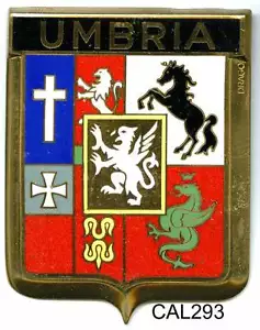 CAL293 - PLAQUE DE CALANDRE AUTO - UMBRIA - Picture 1 of 1