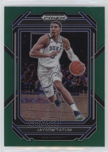 2023-24 Panini Prizm Draft Picks Green Prizm Jayson Tatum #51