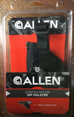 Funda para pistola Allen Cortez de nailon negra talla 5 44805 marco pequeño automática de 0,22 a 0,25 Foto 1 de 2