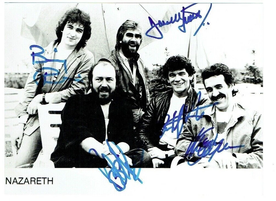 Nazareth Band Dan McCafferty Autographed SIGNED 8 x 10 PHOTO REPRINT - Image 1 of 1