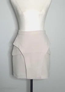 Kookai Size 34 Aus 6 Creamy White Panel Mini Skirt Casual Party - Foto 1 di 6