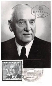 AUSTRIA Maximum Card AM14162 1965 Cachet Austria Adolf Scharf - Picture 1 of 2