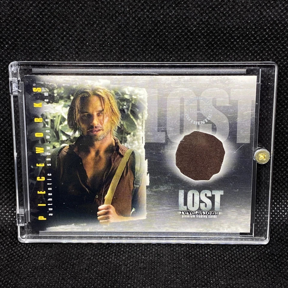 Show Usado! 🚨2006 Josh Holloway LOST James Sawyer Ford Pieceworks Inkworks Relic Foto 1 de 2