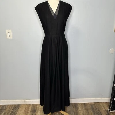 Les Copains Made In Italy Linen Blend Sleeveless Fit & Flare Dress Size 40 - Image 1 of 4